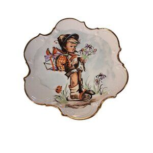 Vintage NORCREST Fine China Rare Hummel Hand Painted Made in Japan 8” Plate